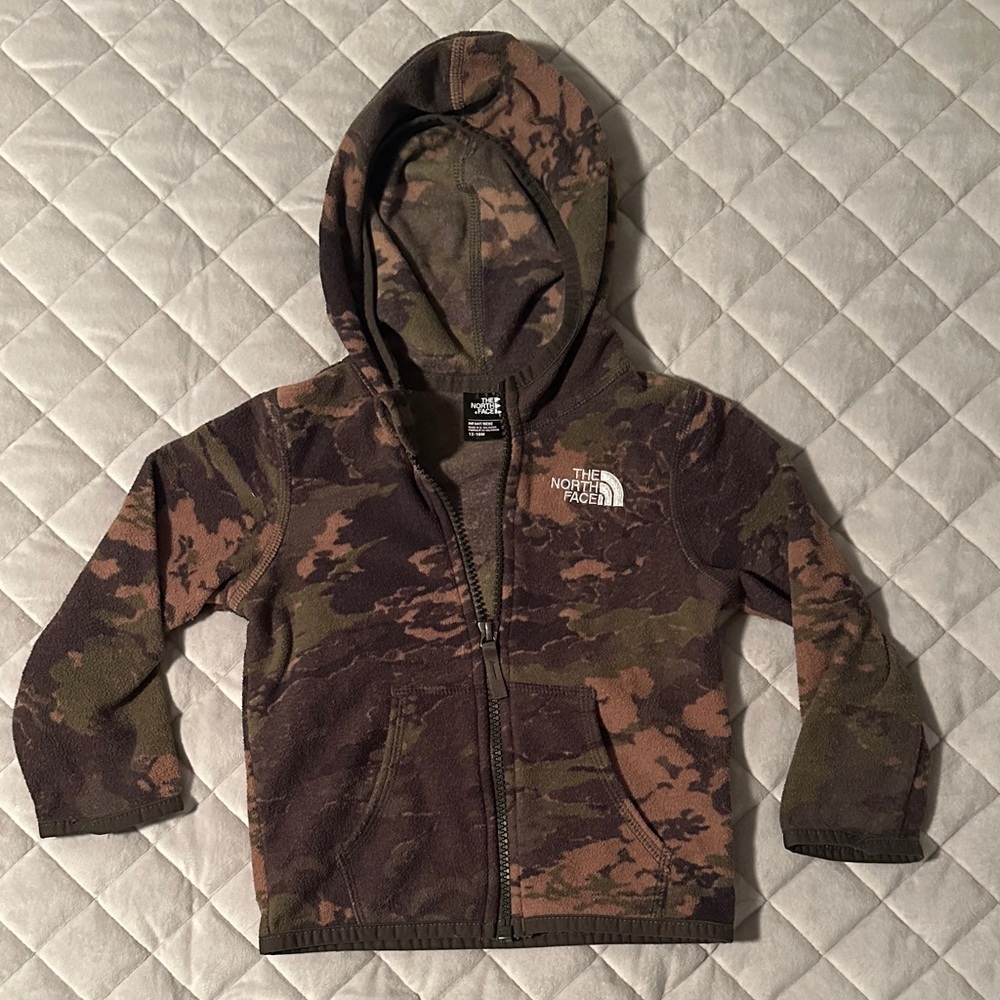 The North Face Kids Woodland Camo Zip Hoodie